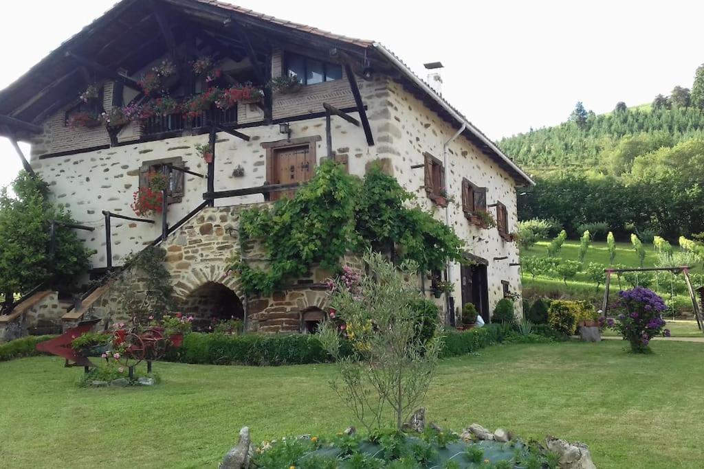 Caserio Vasco Con Piscina Y Barbacoa Orozko Exteriér fotografie