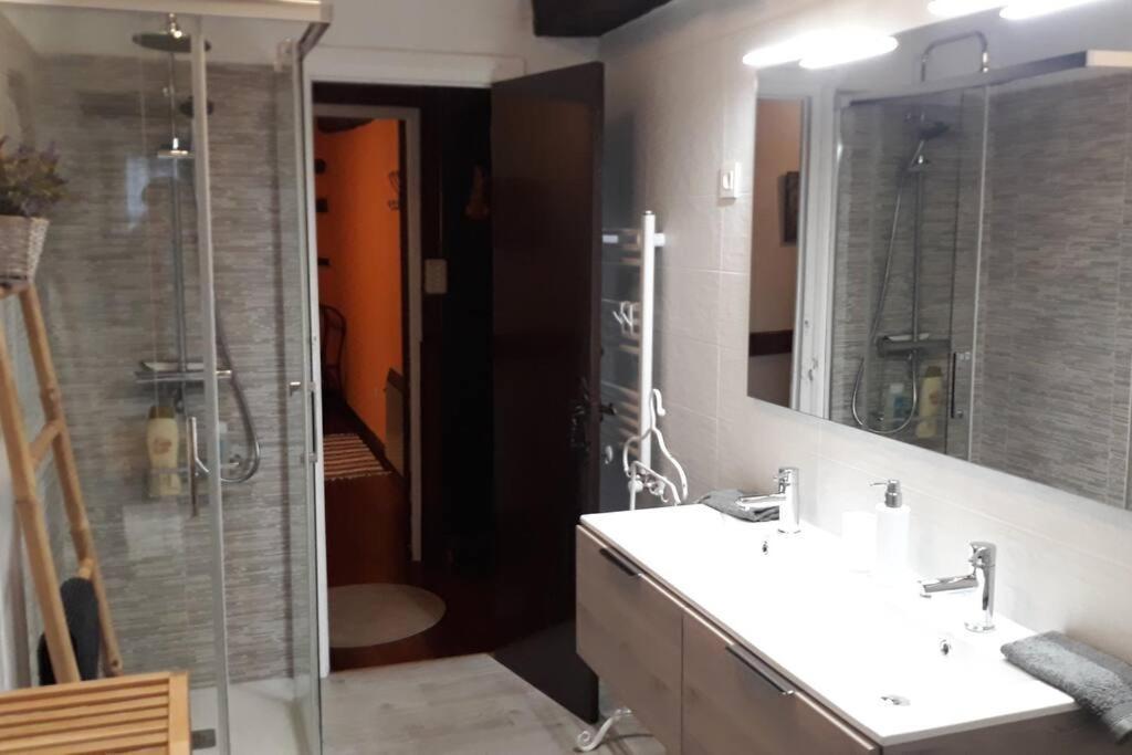 Caserio Vasco Con Piscina Y Barbacoa Orozko Exteriér fotografie