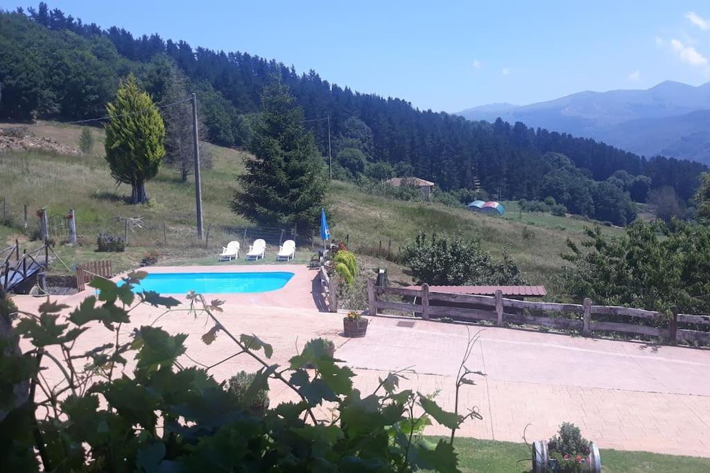Caserio Vasco Con Piscina Y Barbacoa Orozko Exteriér fotografie