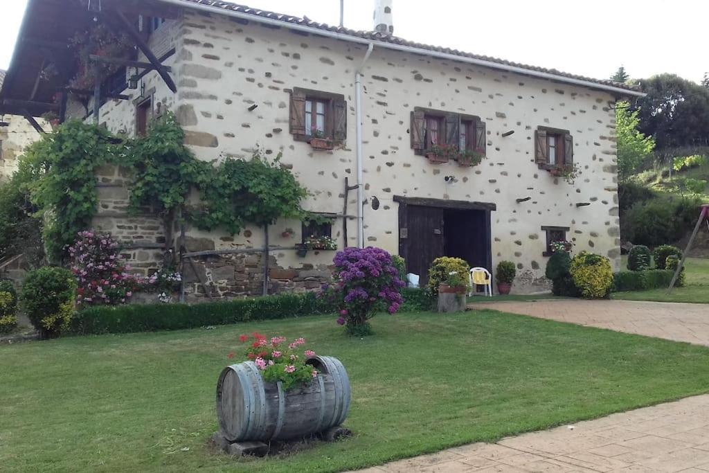 Caserio Vasco Con Piscina Y Barbacoa Orozko Exteriér fotografie