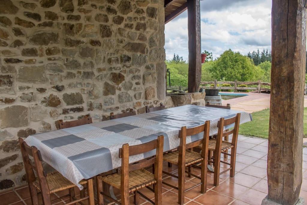 Caserio Vasco Con Piscina Y Barbacoa Orozko Exteriér fotografie