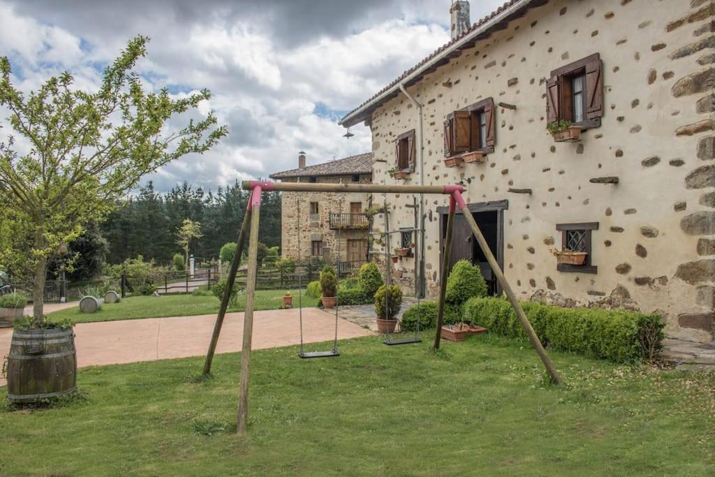 Caserio Vasco Con Piscina Y Barbacoa Orozko Exteriér fotografie