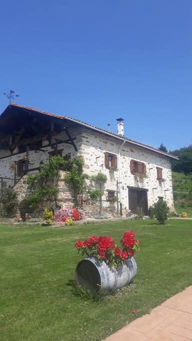 Caserio Vasco Con Piscina Y Barbacoa Orozko Exteriér fotografie