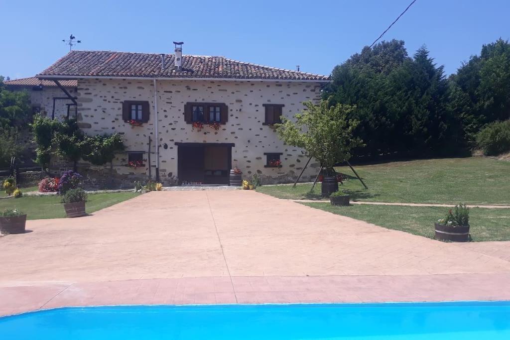 Caserio Vasco Con Piscina Y Barbacoa Orozko Exteriér fotografie